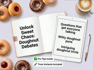 Settle the Doughnut Debate: Questions & Trivia to Start Sweet Chaos