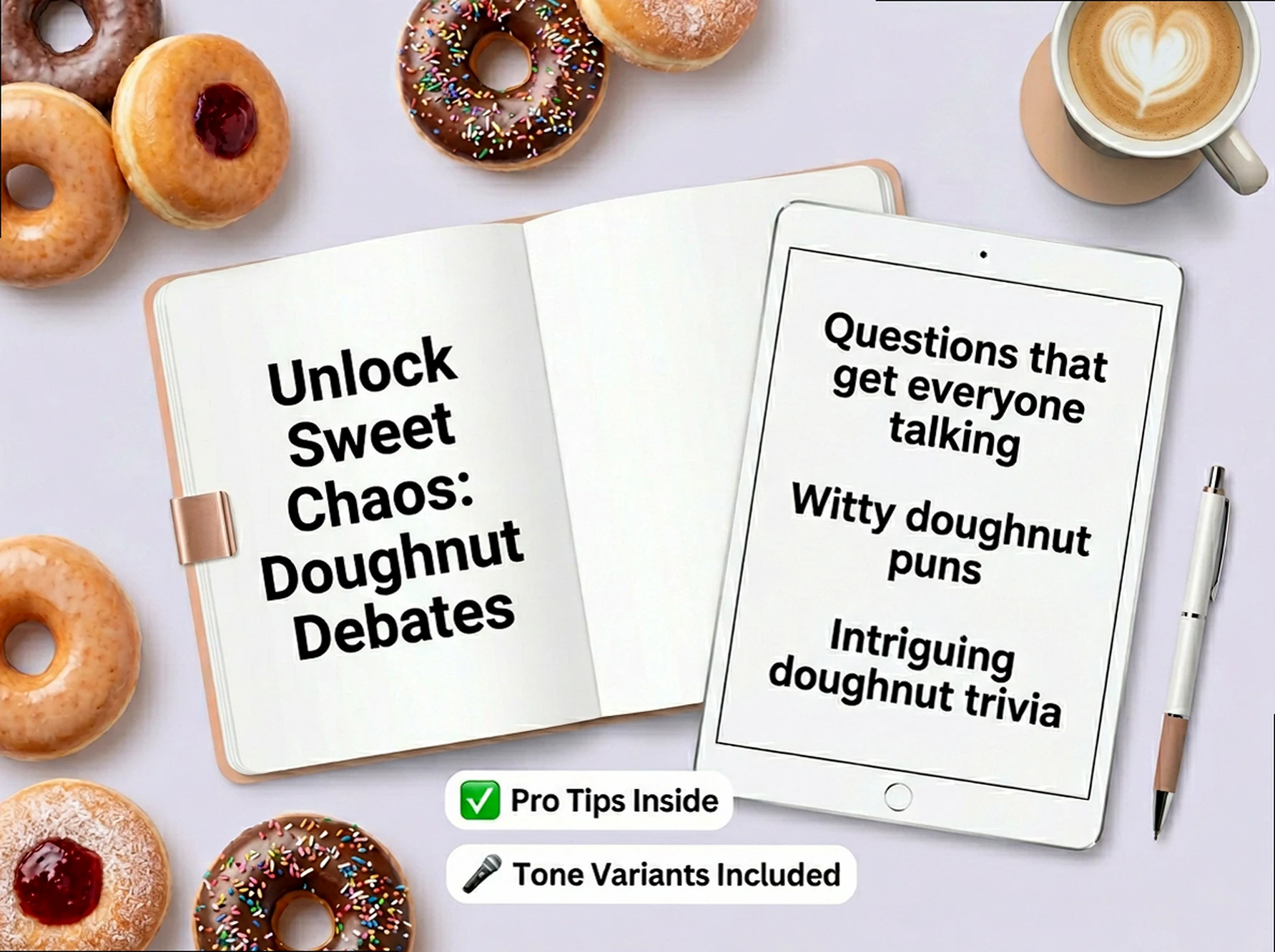 Settle the Doughnut Debate: Questions & Trivia to Start Sweet Chaos