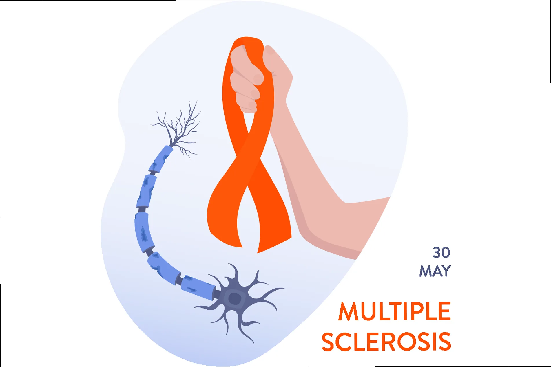 Hands forming a heart shape with a subtle orange glow, symbolizing the MS Heart Challenge and community solidarity.