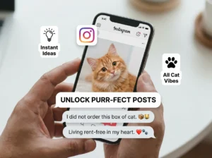 Stop Struggling with Cat Captions: Copy & Paste the Best Vibes