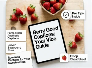 Strawberry Captions: Effortless Puns & Aesthetic Farm Vibes