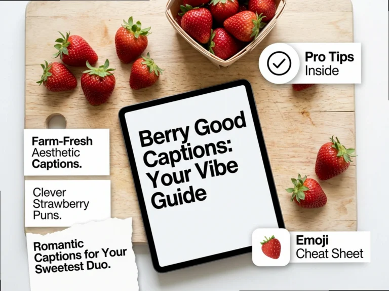 Strawberry Captions: Effortless Puns & Aesthetic Farm Vibes