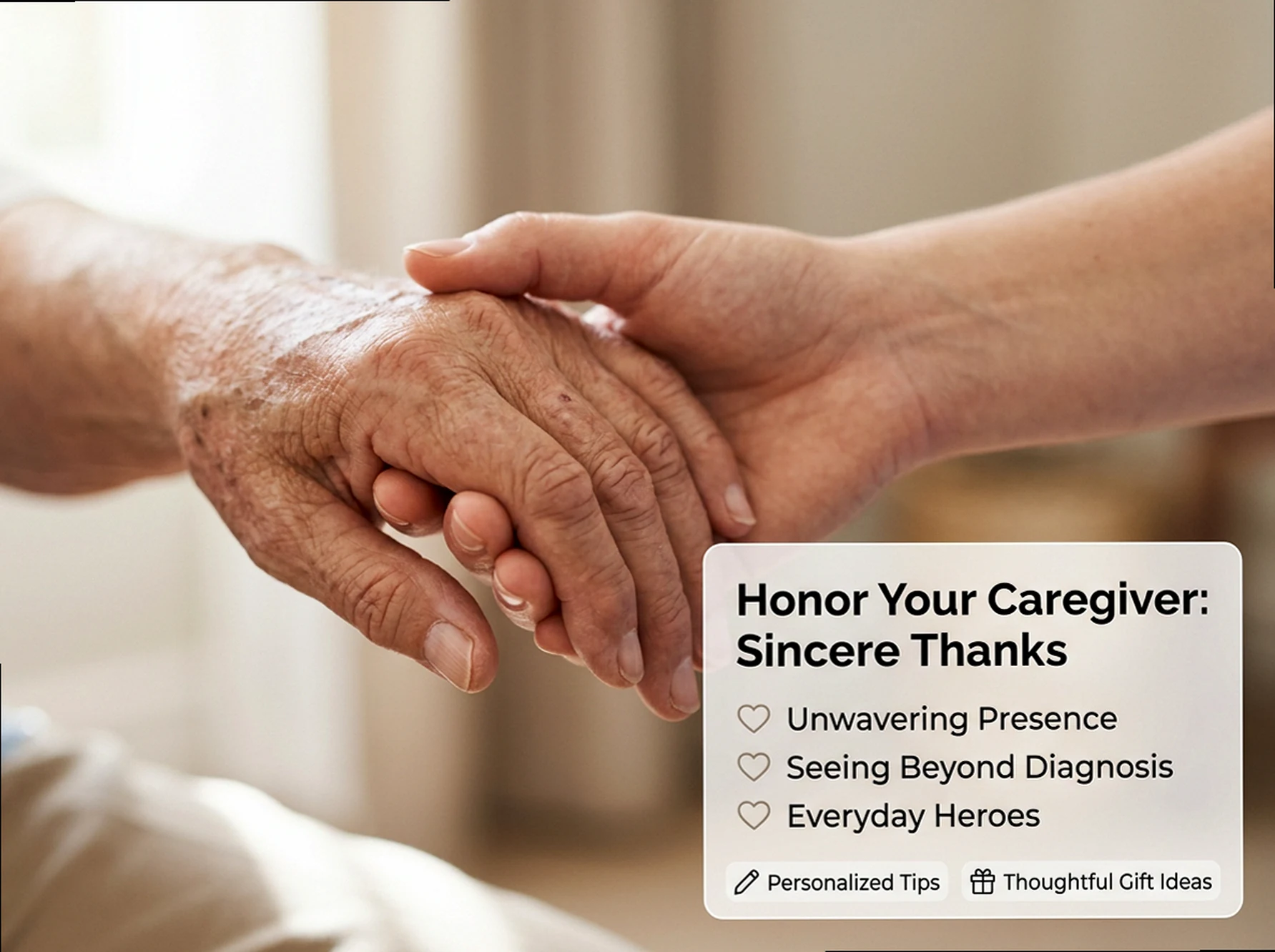Thanking Your Cancer Caregiver: Heartfelt Notes & Sincere Gifts