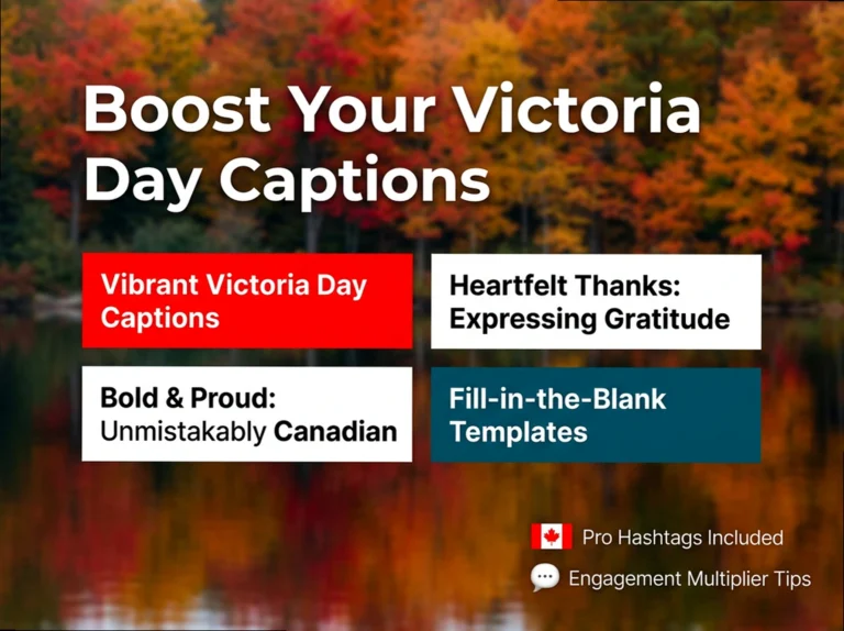 True North Strong: Bold Victoria Day Captions for National Pride