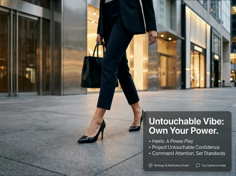 Unapologetic High Heel Captions for an Untouchable Vibe