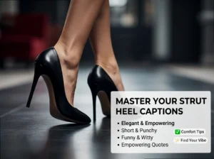 Wear the Power: High Heel Captions That Elevate Your Strut