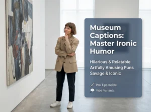 Why So Serious? Funny Museum Captions for Your Ironic Feed