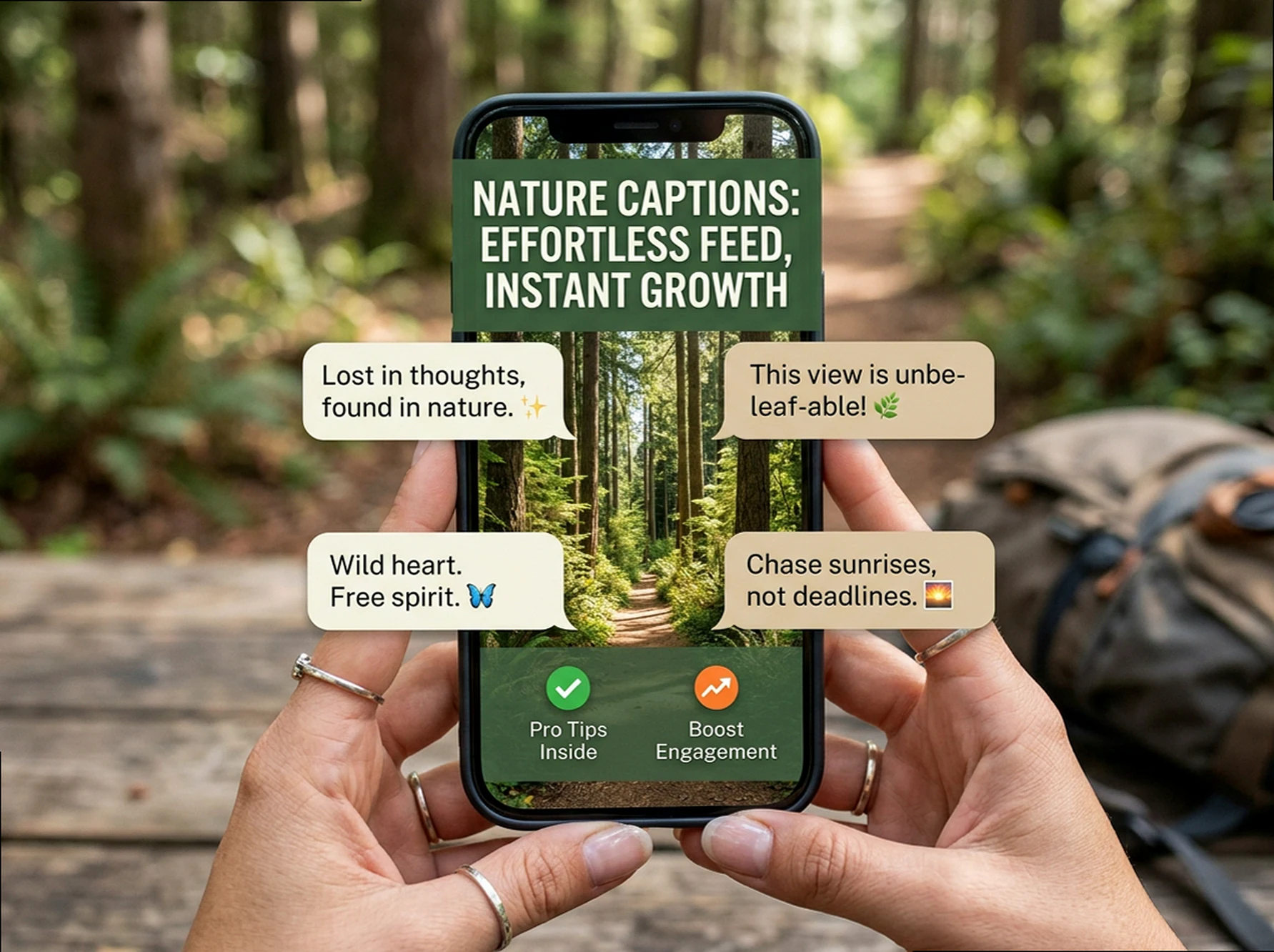 Nature Captions: Aesthetic & Witty Ideas for an Effortless Feed