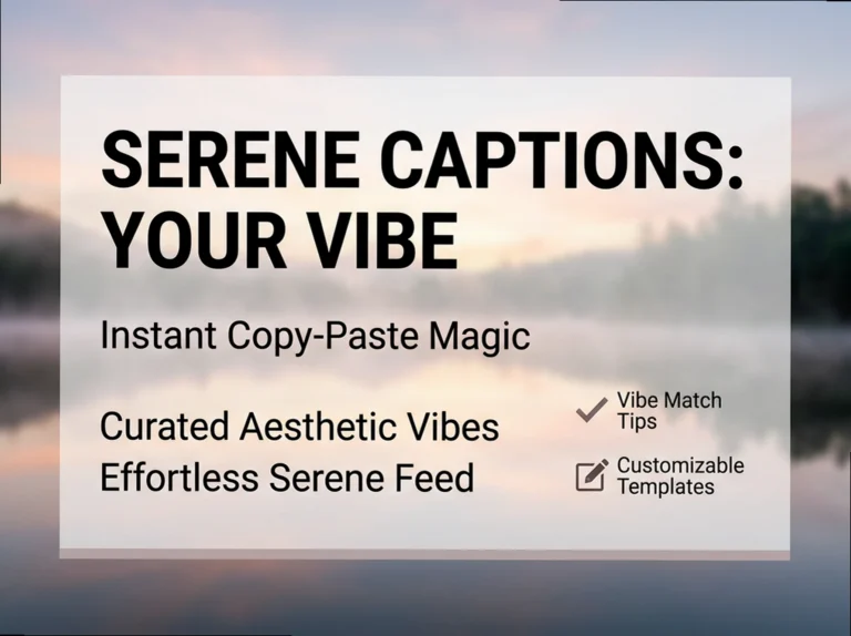 Serene Nature Captions That Actually Feel Like a Deep Breath